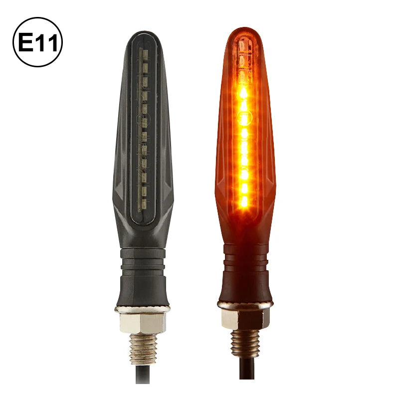 LED Turn Signal Lights – Integrated Relay for Motorcycles