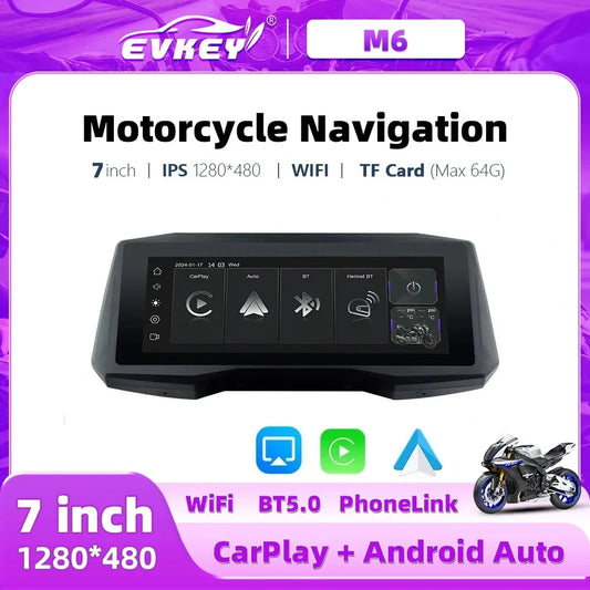 GPS Screen with CarPlay & Android for Motorcycles