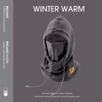 Winter Warm Hat with Mask & Neck Warmer, 3-in-1 Windproof Balaclava, Cold Weather Protection