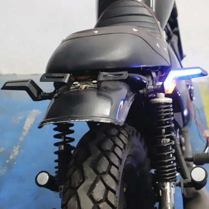 2 LED Turn Signal Lights for Motorcycles - Modern Style