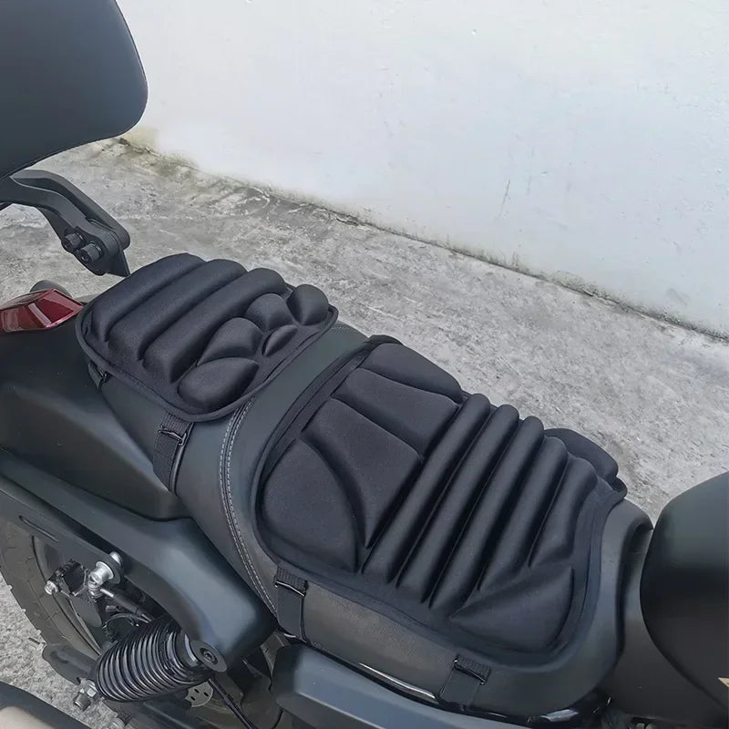 3D Gel Cushion for Motorcycle - Comfortable, Breathable, and Impact-Absorbing