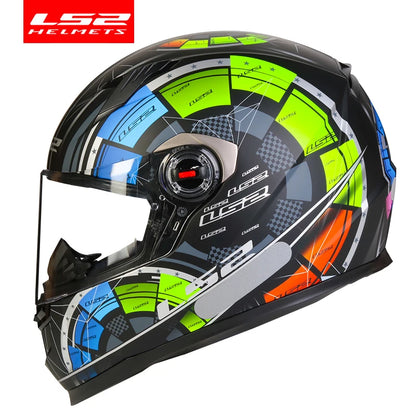 LS2 FF358 Full Face Motorcycle Helmet, ECE Approved