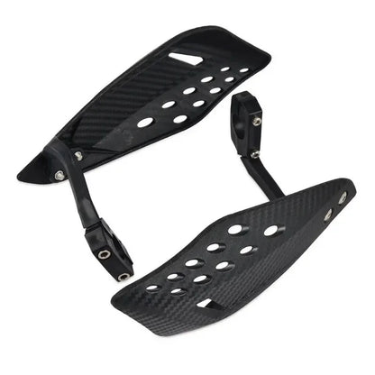 Introducing Handlebar Protectors for Motocross & Off-Road Motorcycles! These durable, lightweight handguards are made from high-quality plastic and offer universal fit for most motorcycles and ATVs. They protect your hands from outdoor hazards, enhance c..