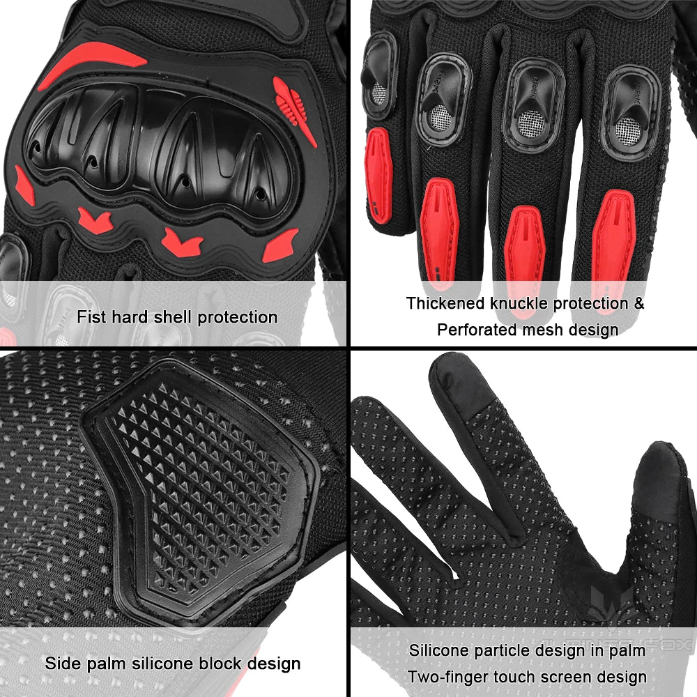 VEMAR Motorcycle Gloves – Summer, Touchscreen Compatible