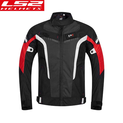 LS2 Motorcycle Jacket – Windproof, Breathable, and Reflective