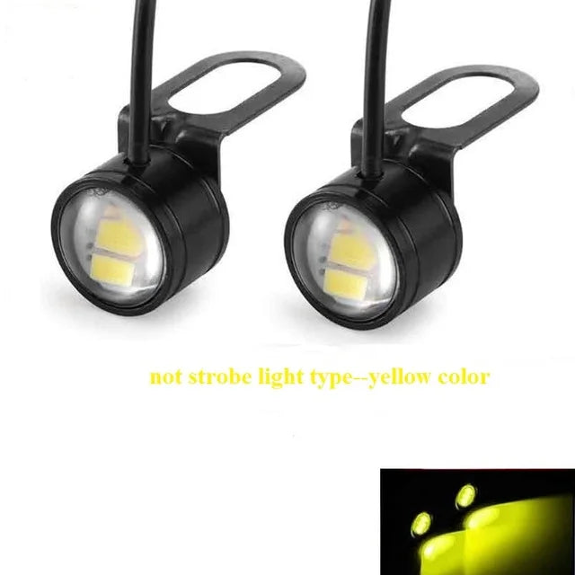 LED Motorcycle Lights – 2 Bright Headlights