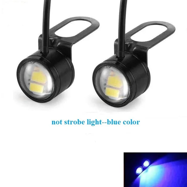 LED Motorcycle Lights – 2 Bright Headlights