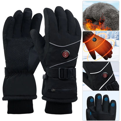 Heated and Waterproof Gloves – 3 Heat Settings