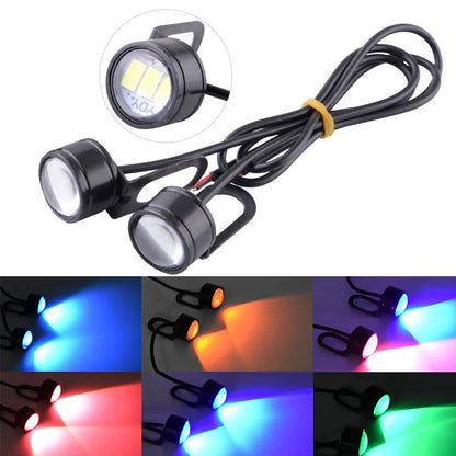 LED Motorcycle Lights – 2 Bright Headlights