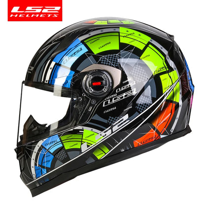 LS2 FF358 Full Face Motorcycle Helmet, ECE Approved