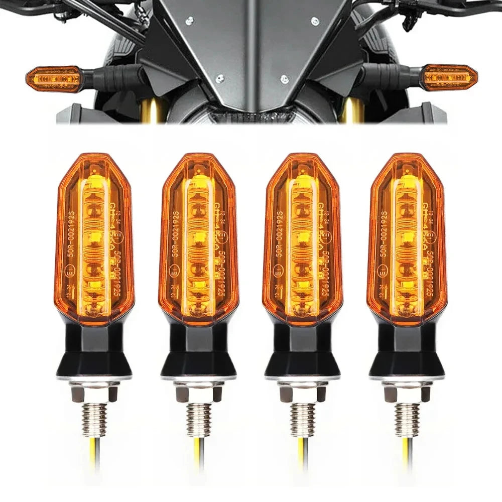 8mm LED Turn Signal Lights for Motorcycles