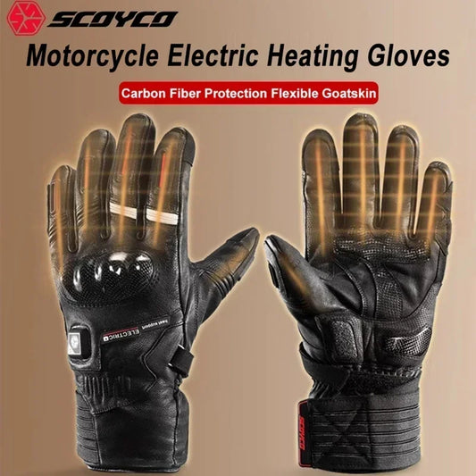 SCOYCO Heated Motorcycle Gloves – Waterproof & Winter-Ready