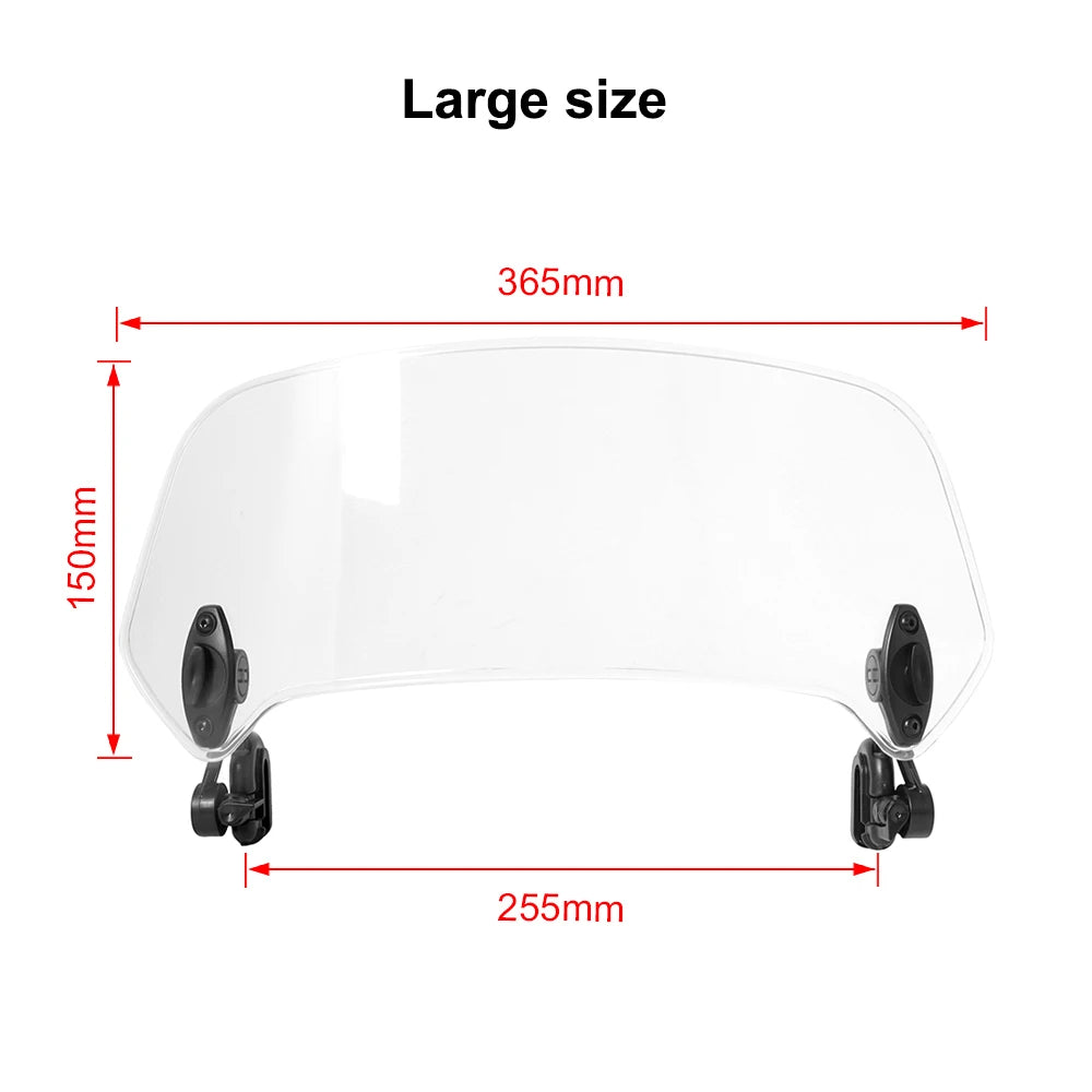 Adjustable Windscreen Extension - Universal Fit