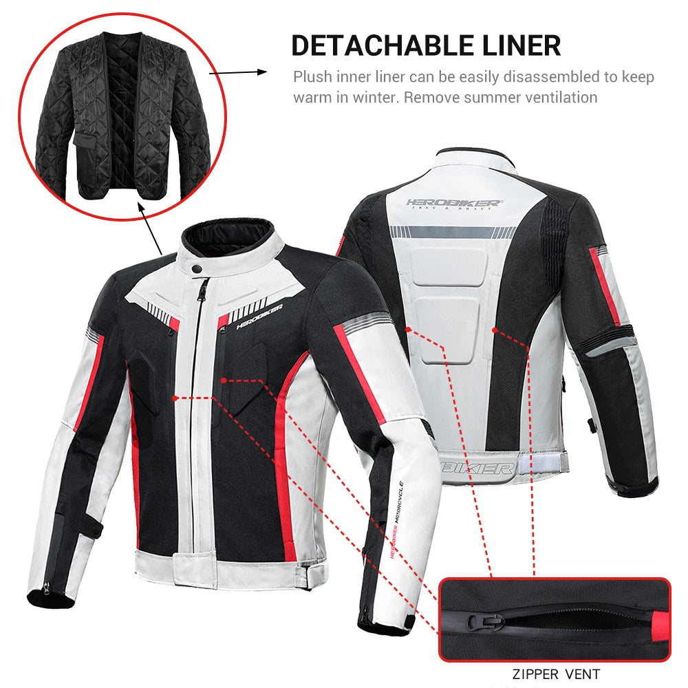 HMotorcycle Jacket and Pants – Waterproof and Durable Protection