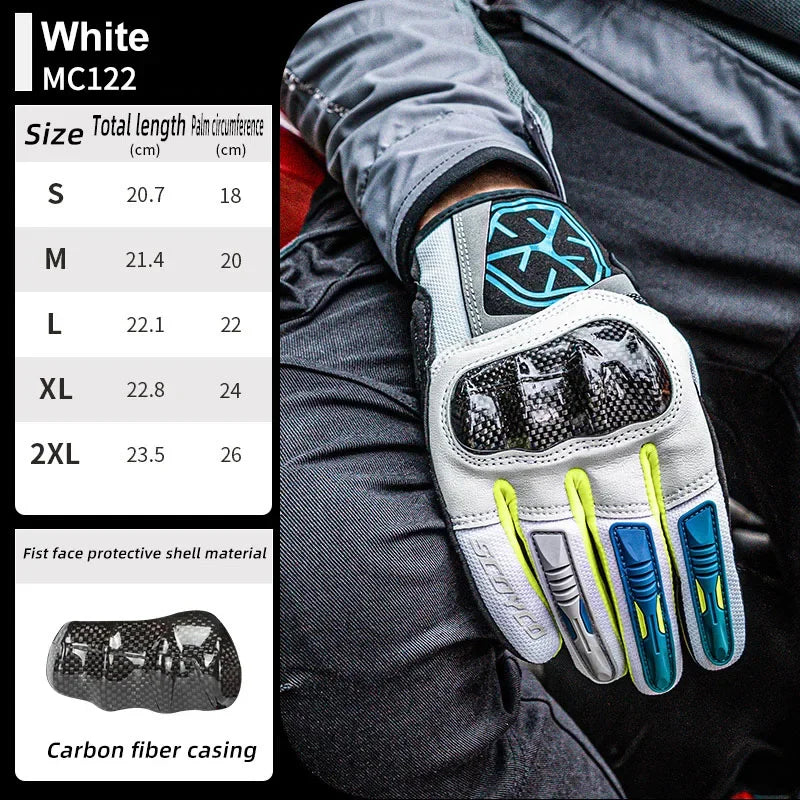 SCOYCO Motorcycle Gloves – Carbon Fiber Protection