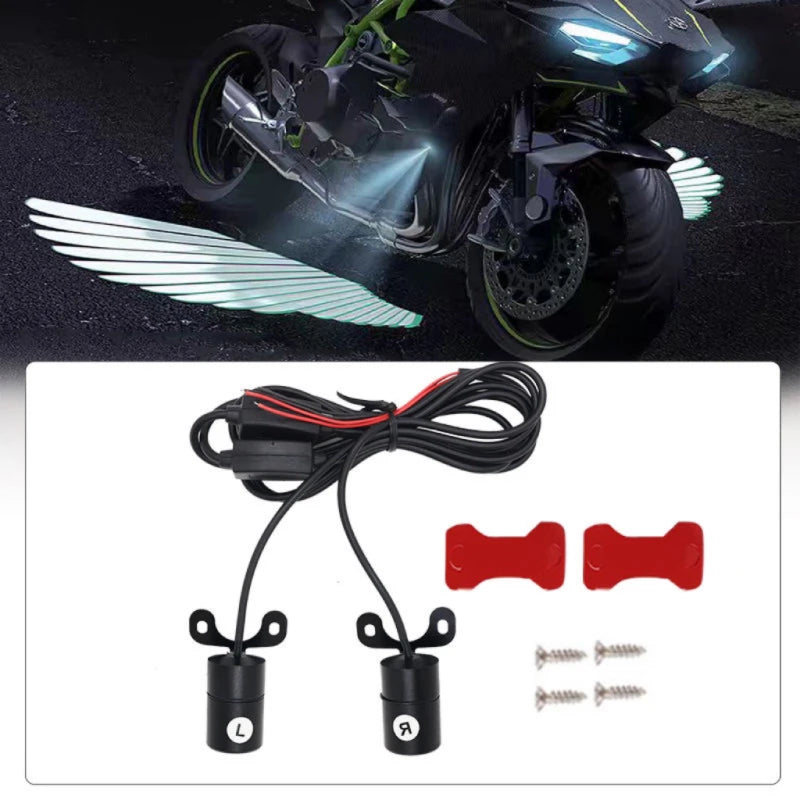 LED Wing Projector Lights for Motorcycles