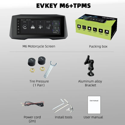 Introducing the GPS Screen with CarPlay & Android for Motorcycles. This advanced device offers wireless connectivity, mobile screen mirroring, expandable storage up to 64GB, a 7.0-inch touch screen, dual Bluetooth support, and multilingual interface. It'..