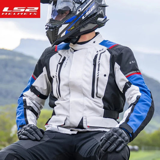 LS2 Narvik Motorcycle Jacket – Waterproof and Padded for Winter Protection