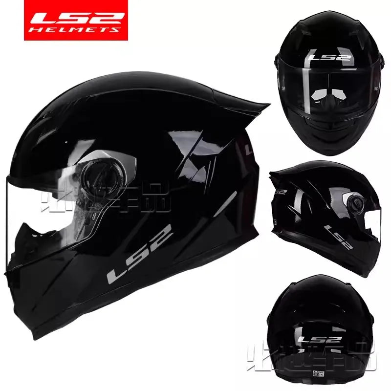 LS2 FF300 Full Face Motorcycle Helmet, ECE Approved, Clear Visor