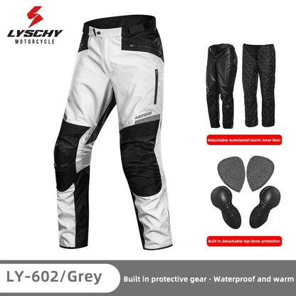 LYSCHY Motorcycle Jacket – Waterproof and Padded for Winter Protection