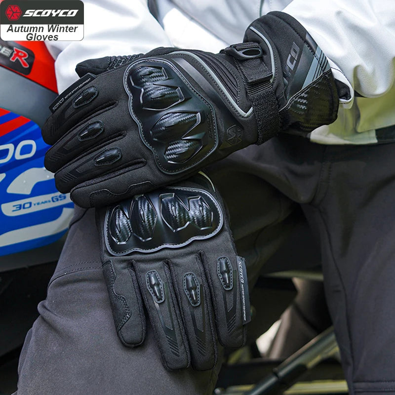 SCOYCO Motorcycle Gloves – Warm and Waterproof