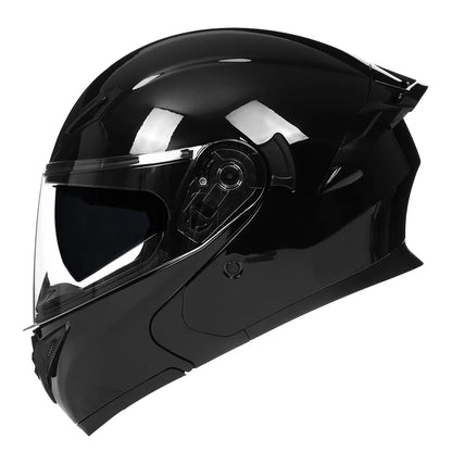 Modular Flip-Up Motorcycle Helmet, ECE DOT Approved, Full Face Racing Helmet