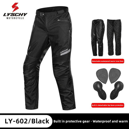 LYSCHY Motorcycle Jacket – Waterproof and Padded for Winter Protection