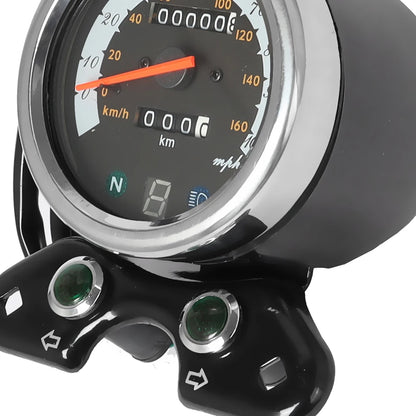 Universal 12V Speedometer for Suzuki Cafe Racer - Odometer and Tachometer