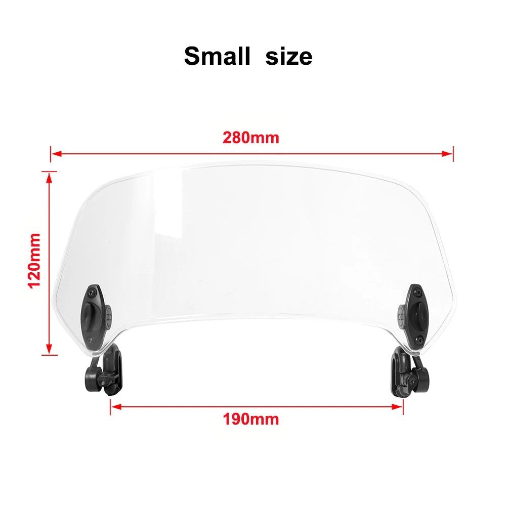 Adjustable Windscreen Extension - Universal Fit