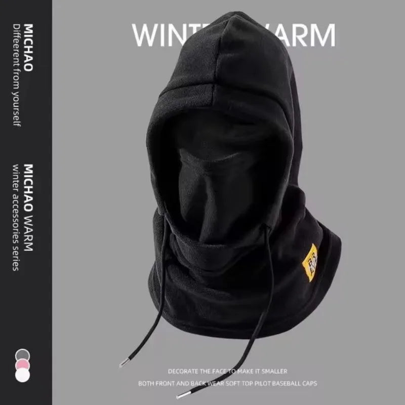 Winter Warm Hat with Mask & Neck Warmer, 3-in-1 Windproof Balaclava, Cold Weather Protection