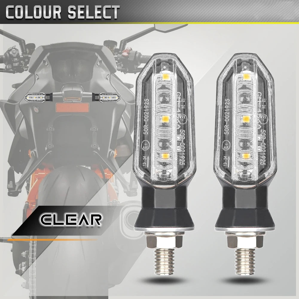 8mm LED Turn Signal Lights for Motorcycles