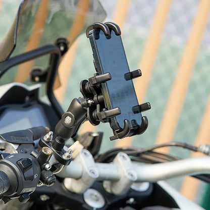 Motorcycle Phone Holder - 360° Rotatable and Shockproof