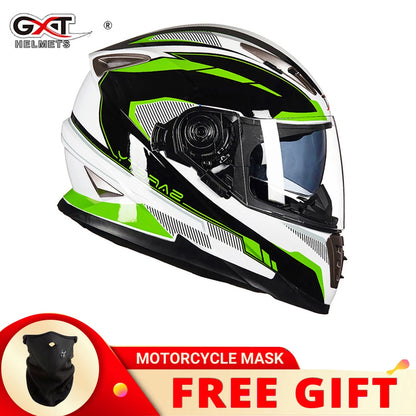 GXT-999 Integral Motorcycle Helmet + Free Accessory