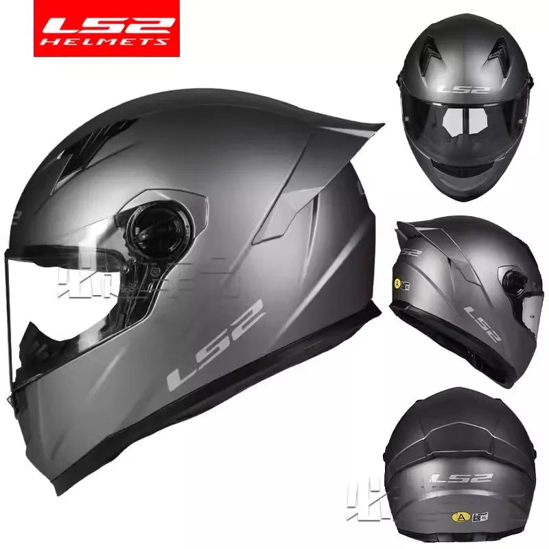 LS2 FF300 Full Face Motorcycle Helmet, ECE Approved, Clear Visor