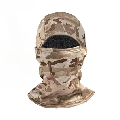 Balaclava Winter Fleece Camouflage, Cold-Proof Ski Cycling Full Face Mask