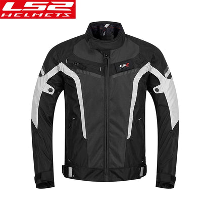 LS2 Motorcycle Jacket – Windproof, Breathable, and Reflective