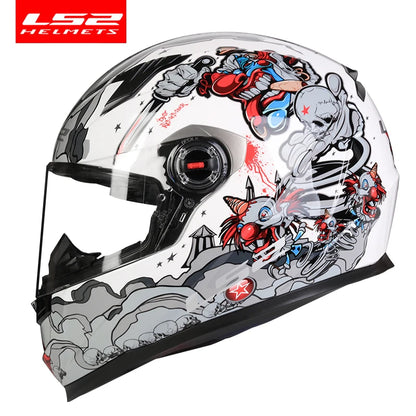 LS2 FF358 Full Face Motorcycle Helmet, ECE Approved