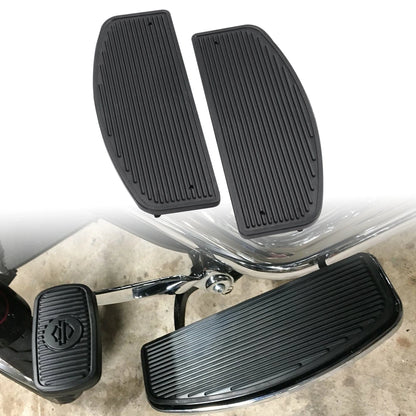 Rubber Floor Mat Kit for Harley Davidson - Touring, Street, and Road Glide Models