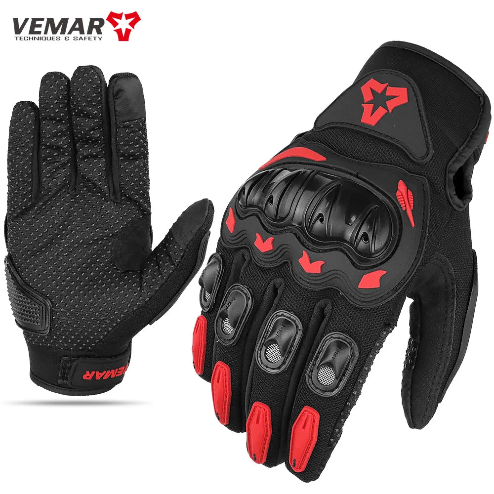 VEMAR Motorcycle Gloves – Summer, Touchscreen Compatible