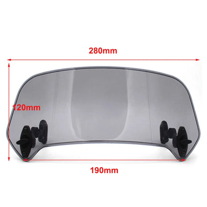 Adjustable Windscreen Extension - Universal Fit