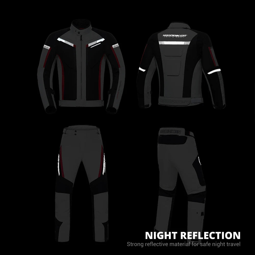 HMotorcycle Jacket and Pants – Waterproof and Durable Protection