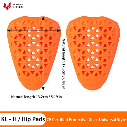 CE Certified Hip and Knee Protectors for Motorcycle Pants