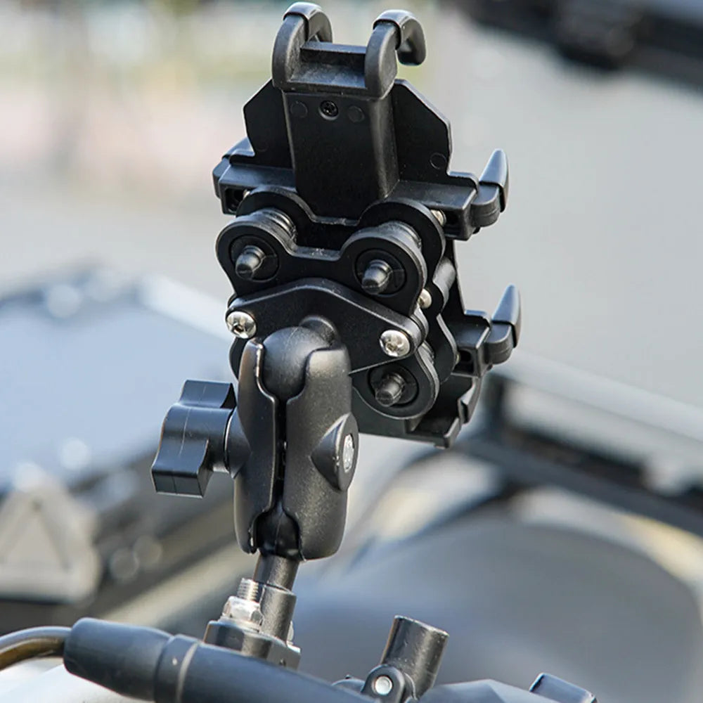 Motorcycle Phone Holder - 360° Rotatable and Shockproof