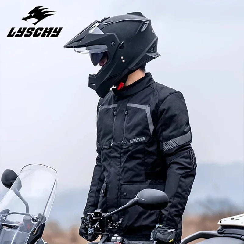 LYSCHY Motorcycle Jacket – Waterproof and Padded for Winter Protection