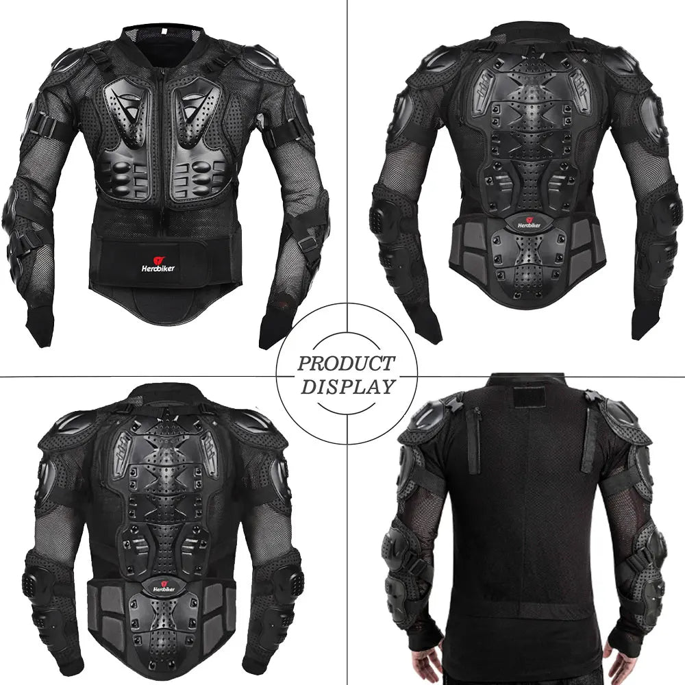 5XL Motorcycle Jacket – Full Armor Protection