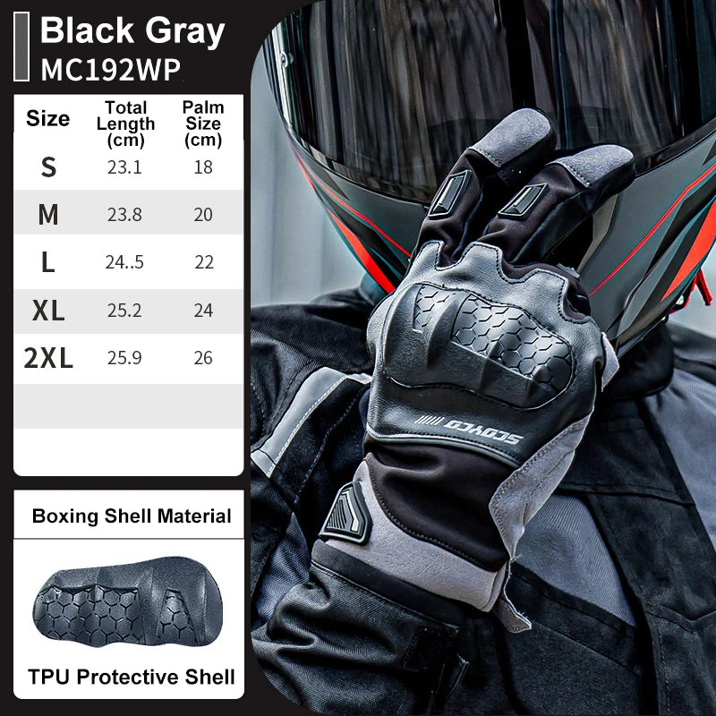 SCOYCO Motorcycle Gloves – Waterproof & Winter-Ready