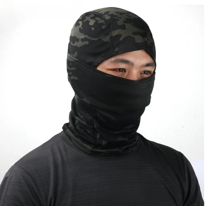 Balaclava Winter Fleece Camouflage, Cold-Proof Ski Cycling Full Face Mask