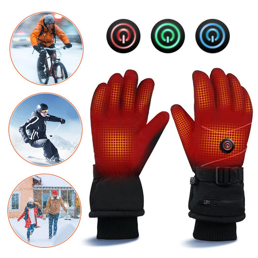 Heated and Waterproof Gloves – 3 Heat Settings