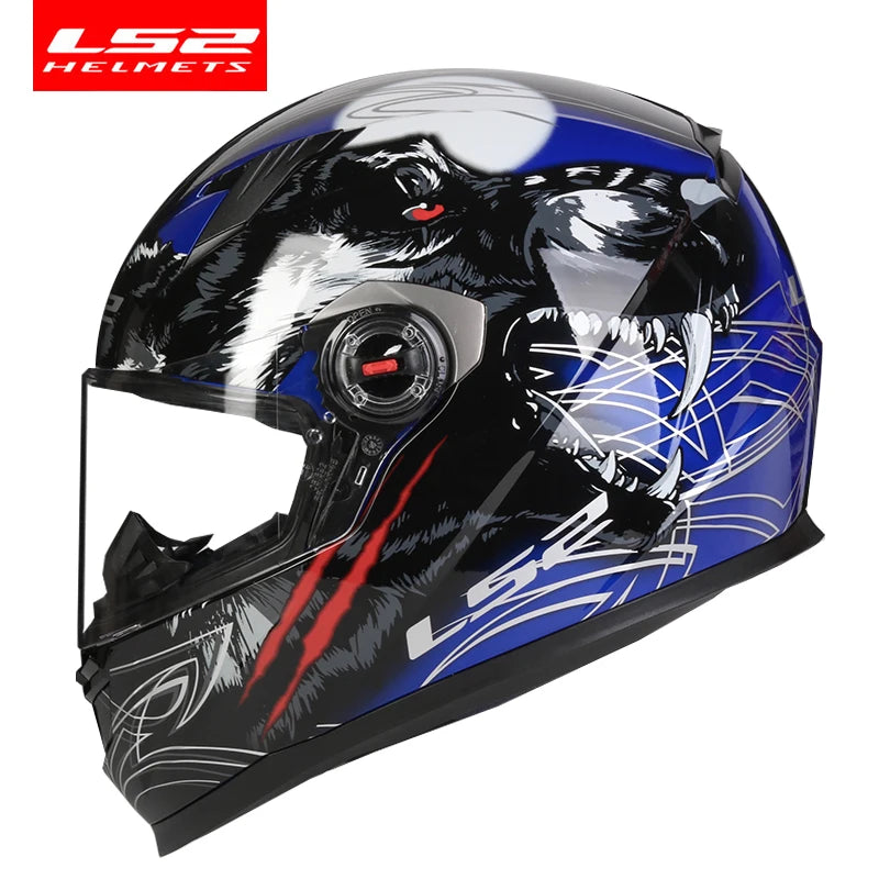 LS2 FF358 Full Face Motorcycle Helmet, ECE Approved