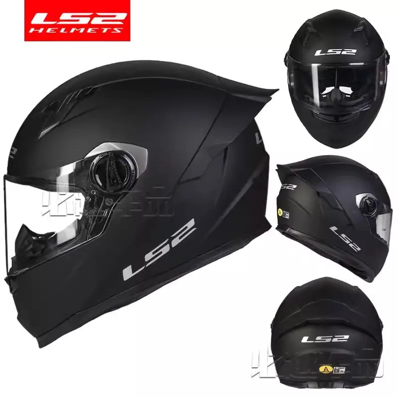 LS2 FF300 Full Face Motorcycle Helmet, ECE Approved, Clear Visor